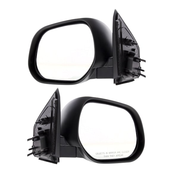 Driver and Passenger Side Mirrors, Power, Manual Folding, Non-Heated, Paintable, No Signal Light, No Memory, No Puddle Light, No Auto-Dimming, No Blind Spot Feature