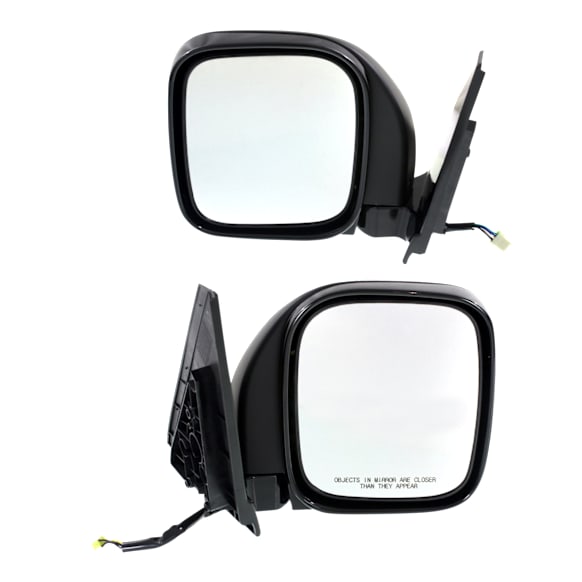 Driver and Passenger Side Mirrors, Power, Manual Folding, Heated, Paintable, No Signal Light, No Memory, No Puddle Light, No Auto-Dimming, No Blind Spot Feature