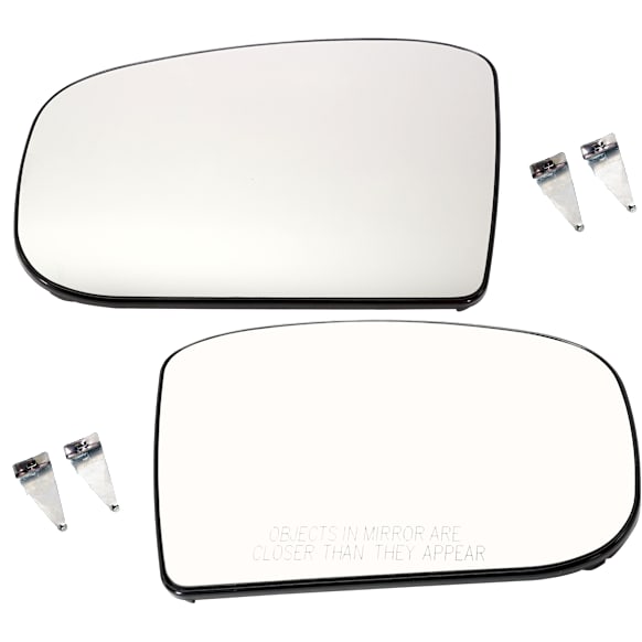 2000-2002 Mercedes Benz S430 - Driver and Passenger Side Mirror Glass, Heated, No Blind Spot Feature