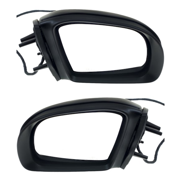 Driver and Passenger Side Mirrors, Power, Power Folding, Heated, Paintable, In-housing Signal Light, No Memory, With Puddle Light, No Auto-Dimming, No Blind Spot Feature