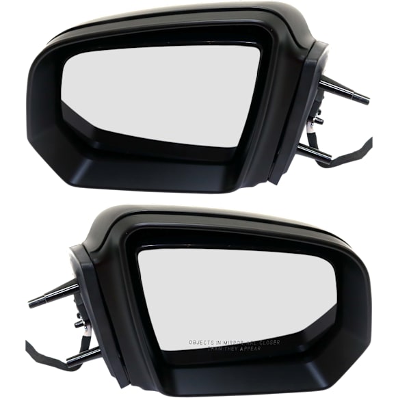2009 Mercedes Benz GL450 - Driver and Passenger Side Mirror, Power Adjust, Heated, Paintable, Power Folding, In-housing Signal Light, No Blind Spot Feature, With Memory, With Puddle Light, No Auto-Dimming