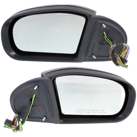 2004 Mercedes Benz E320 - Driver and Passenger Side Mirror, Power Adjust, Heated, Paintable, Power Folding, In-housing Signal Light, No Blind Spot Feature, With Memory, No Puddle Light, No Auto-Dimming