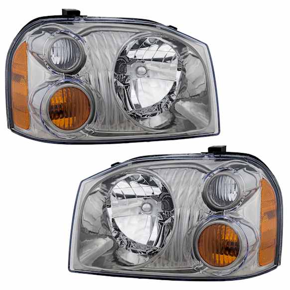 2004 Nissan Frontier - Driver and Passenger Side Halogen Headlight, With bulb(s), OE Replacement