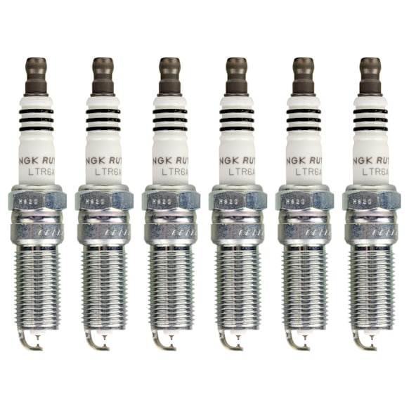 2018 Ford Edge - Spark Plug, Gap 0.052 in., Set of 6, 6 Cyl 3.5L, Ruthenium HX Series