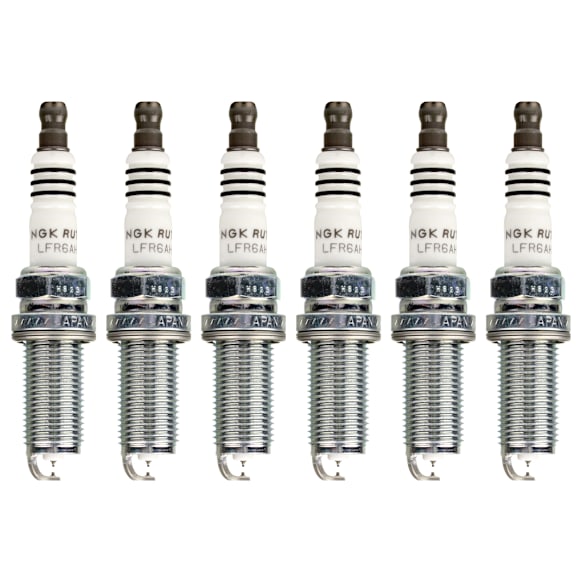 SET-NG94122-6 Spark Plug, Set of 6, Ruthenium HX Series