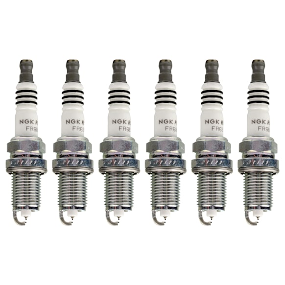 SET-NG95159-6 Spark Plug, Set of 6, Ruthenium HX Series