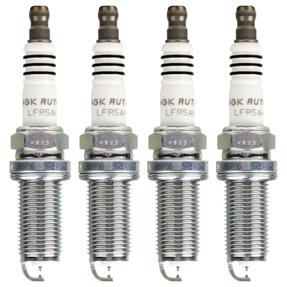 SET-NG96355-4 Spark Plug, Set of 4, Ruthenium HX Series