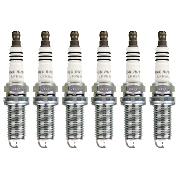 SET-NG96355-6 Spark Plug, Set of 6, Ruthenium HX Series