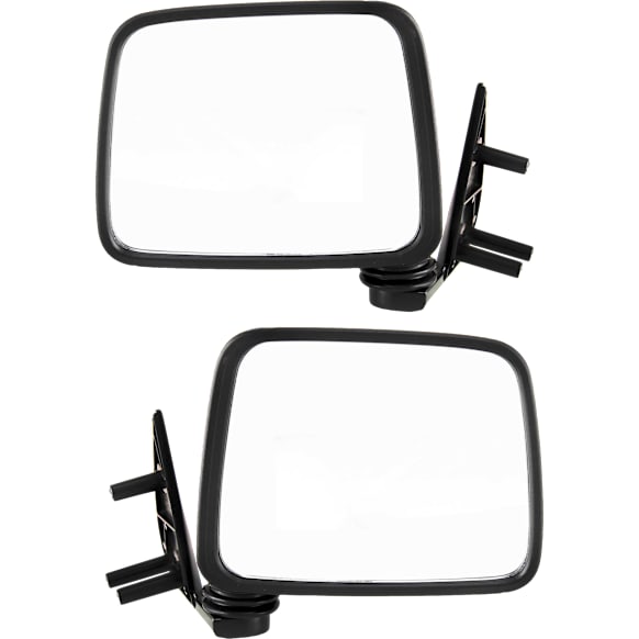 Driver and Passenger Side Mirrors, Manual Adjust, Manual Folding, Non-Heated, Paintable, No Signal Light, No Memory, No Puddle Light, No Auto-Dimming, No Blind Spot Feature