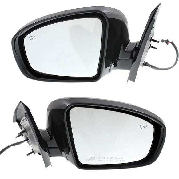 Driver and Passenger Side Mirrors, Power, Manual Folding, Heated, Paintable, No Signal Light, No Memory, No Puddle Light, No Auto-Dimming, No Blind Spot Feature