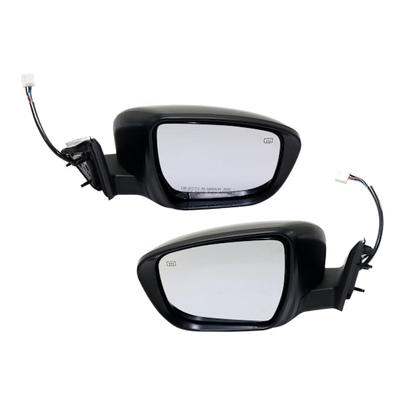 Driver and Passenger Side Mirrors, Power, Manual Folding, Heated, Paintable, In-housing Signal Light, No Memory, No Puddle Light, No Auto-Dimming, No Blind Spot Feature