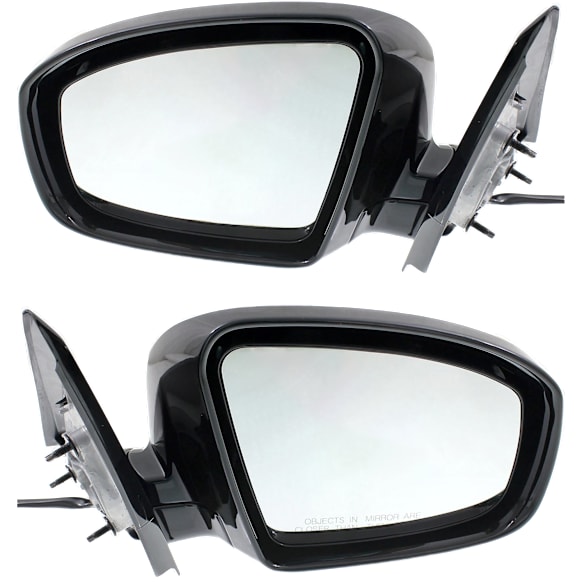 Driver and Passenger Side Mirrors, Power, Manual Folding, Non-Heated, Paintable, No Signal Light, No Memory, No Puddle Light, No Auto-Dimming, No Blind Spot Feature