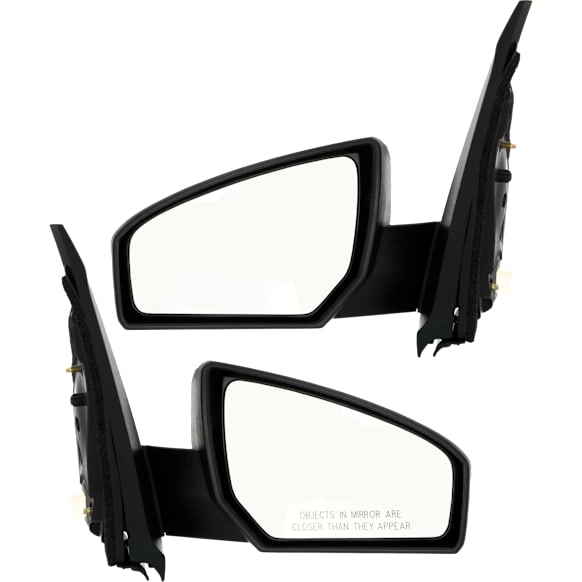 Driver and Passenger Side Mirrors, Power, Non-Folding, Non-Heated, Paintable, No Signal Light, No Memory, No Puddle Light, No Auto-Dimming, No Blind Spot Feature