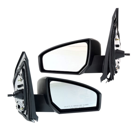 Driver and Passenger Side Mirrors, Non-Electric, Manual Lever Control, Base Model, Paintable