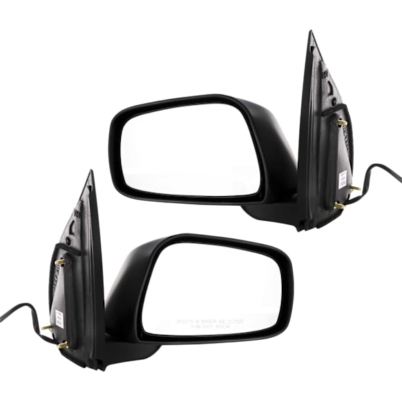 Driver and Passenger Side Mirrors, Power, Manual Folding, Non-Heated, Textured Black, No Signal Light, No Memory, No Puddle Light, No Auto-Dimming, No Blind Spot Feature