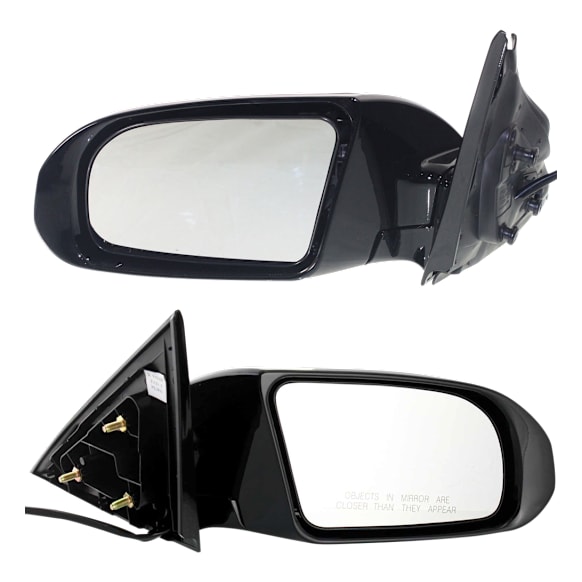 Driver and Passenger Side Mirror, Power Adjust, Non-Heated, Manual Folding, Paintable, No Signal Light, No Memory, No Puddle Light, No Auto-Dimming, No Blind Spot Feature