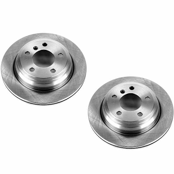 SET-P15EBR1442-2 Rear Brake Disc, Plain Surface, Vented, 5 Lugs,, Autospecialty By Powerstop