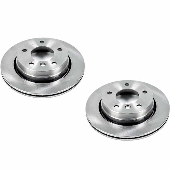 SET-P15EBR488-2 Rear Brake Disc, Plain Surface, Vented, 5 Lugs, RWD, Autospecialty By Powerstop