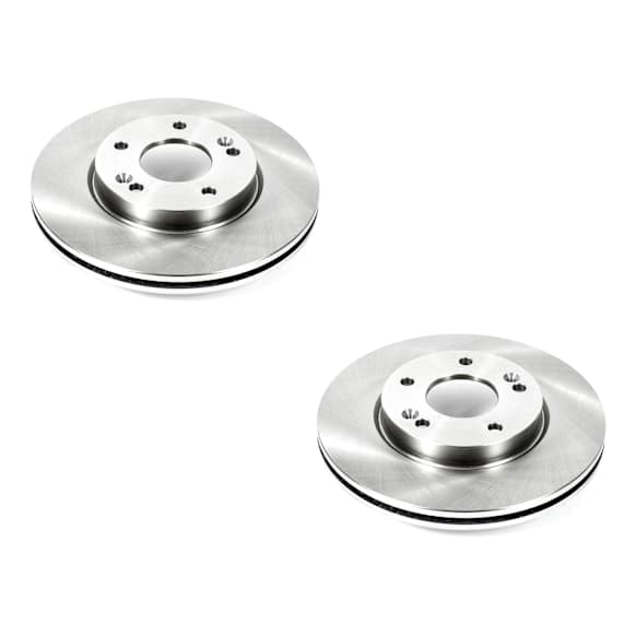 2014 Kia Forte - Brake Disc, Plain Surface, Vented, 5 Lugs, 1.8L 4Cyl, Autospecialty By Powerstop