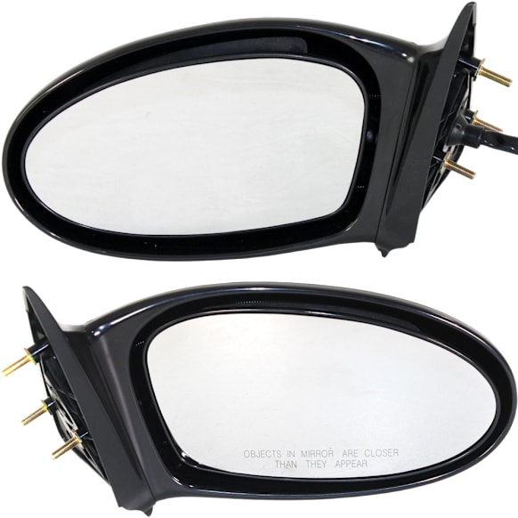 Driver and Passenger Side Mirrors, Manual Adjust, Non-Folding, Non-Heated, Paintable, No Signal Light, No Memory, No Puddle Light, No Auto-Dimming, No Blind Spot Feature