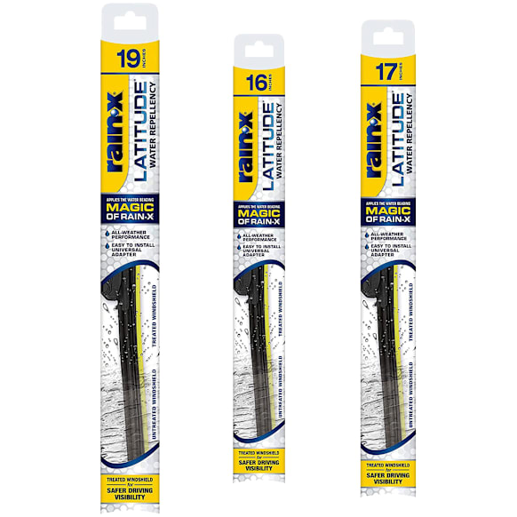 SET-R495079276-2-FRE Front, Driver and Passenger Side; Rear Wiper Blade, Frameless
