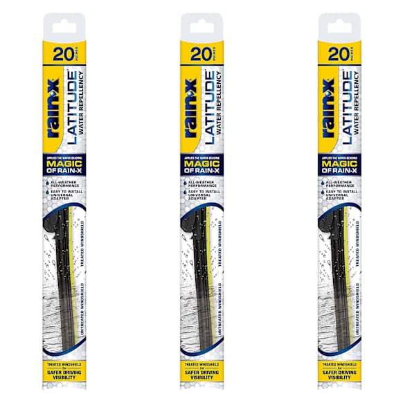 2012 Mitsubishi RVR - Wiper Blade, Blade Length 20, To 06/03/2012, 9 X 3 Hook, From 07/01/2012, 9 X 4 Hook, Frameless, 20 in., Latitude Water Repellency 2-n-1 Series