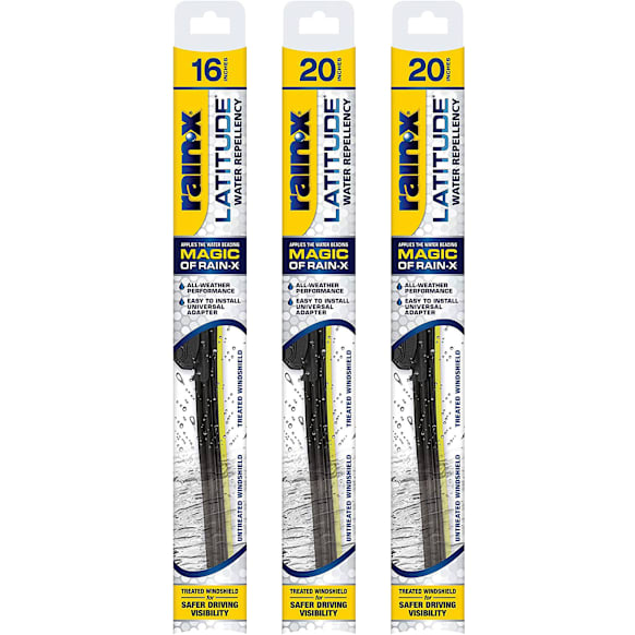SET-R495079277-2-FRO Front, Driver and Passenger Side and Rear Wiper Blade, Frameless