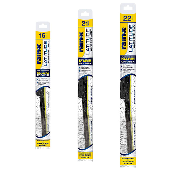 SET-R495079279-2-FRS Front, Driver and Passenger Side and Rear Wiper Blade, Frameless