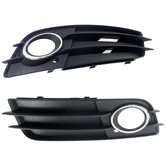 Front, Driver and Passenger Side Fog Light Trims, Primed