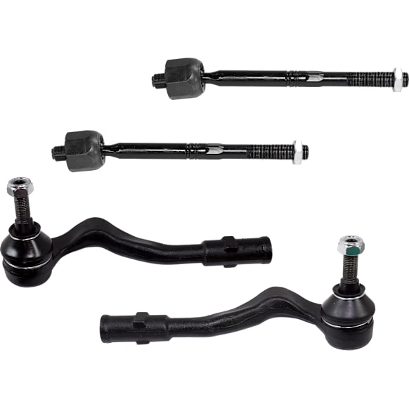 Front and Rear, Driver and Passenger Side, Inner and Outer Tie Rod Ends