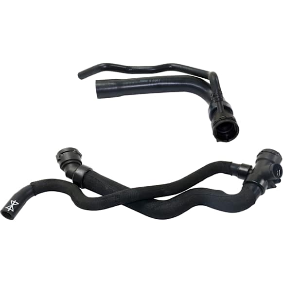 Radiator Hose - Upper and Lower, With Quick Connect Fitting, Set of 2