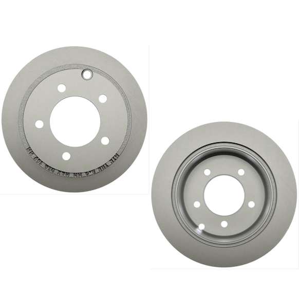 2016 Mitsubishi Lancer - Rear Brake Disc, Plain Surface, Solid, 5 Lugs, AWD, Element3 Series