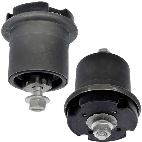 SET-RB523073 Trailing Arm Bushing - Black, Rubber and Steel, Direct Fit, Set of 2
