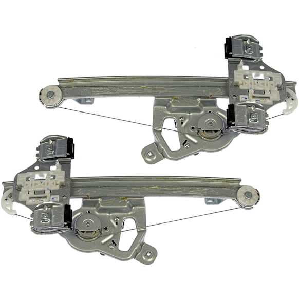 SET-RB741202-R Rear, Driver and Passenger Side OE Solutions Series Power Window Regulator, With Motor