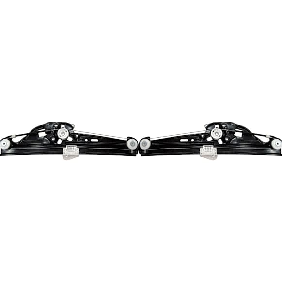 Rear, Driver and Passenger Side Power Window Regulator, Without Motor