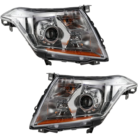 2013 Cadillac SRX - Driver and Passenger Side Halogen Headlight, With bulb(s), Sport Utility, OE Replacement