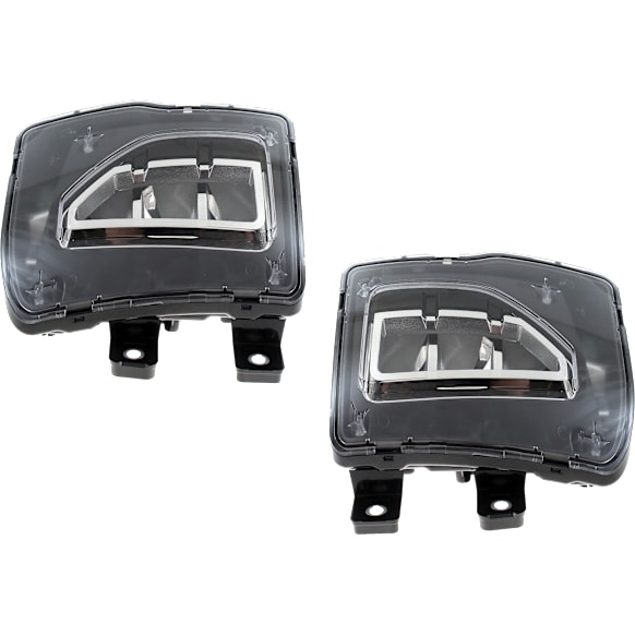 Front, Driver and Passenger Side Fog Lights, With Bulb(s), LED