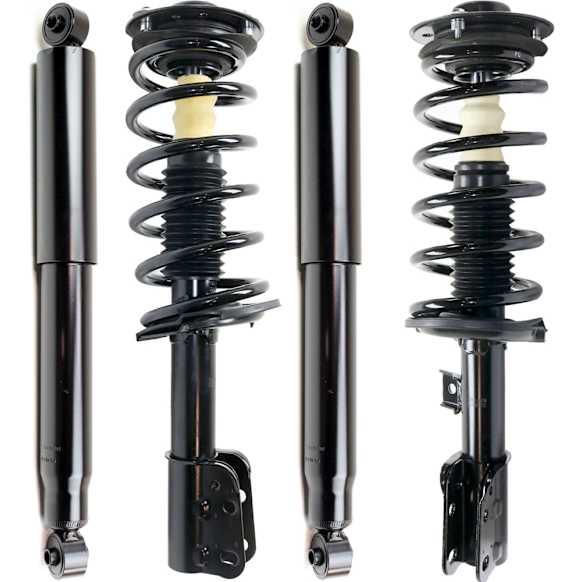 2007 Pontiac Torrent Base - Front and Rear, Driver and Passenger Side Shock and Fully Loaded Strut