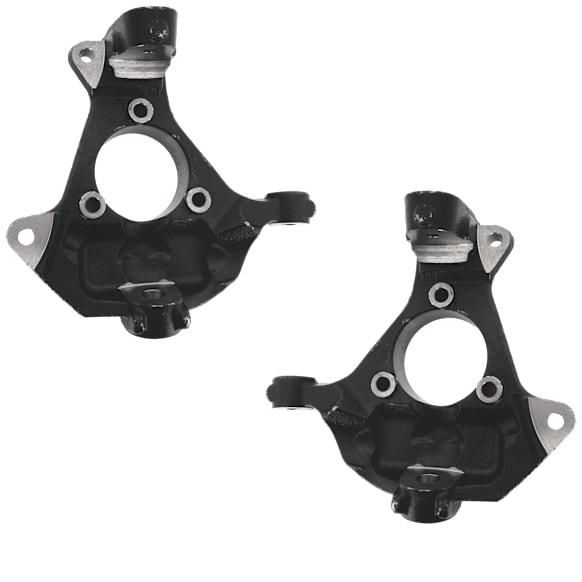 Front, Driver and Passenger Side Steering Knuckle, Without Backing Plate, Without Bearing