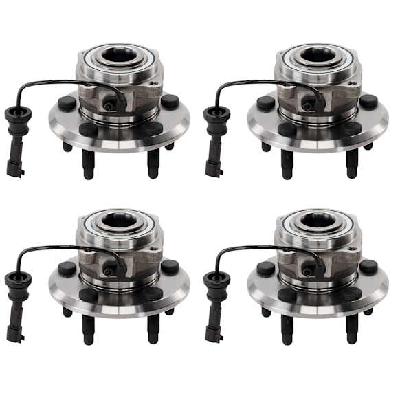 2014 Chevrolet Equinox - Front and Rear, Driver and Passenger Side Wheel Hub, 5 Lugs, With Bearing