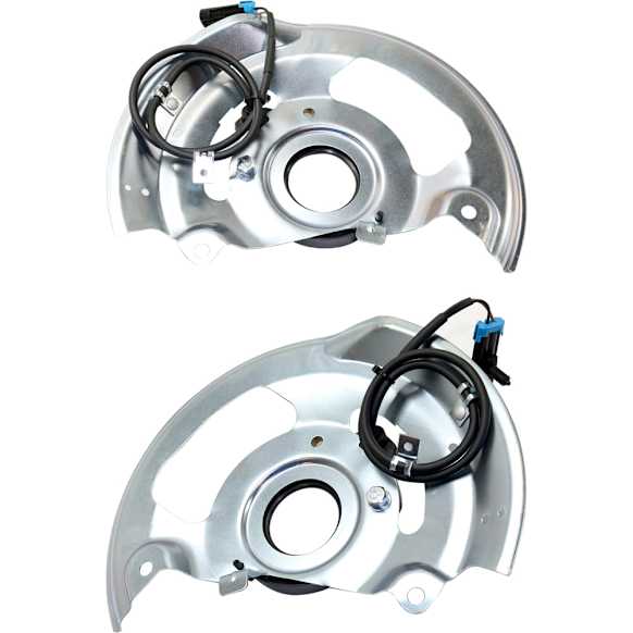 Front, Driver and Passenger Side ABS Speed Sensor RWD Set of 2