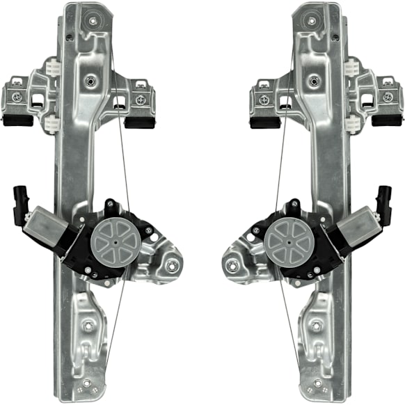Rear, Driver and Passenger Side Window Regulators, Power