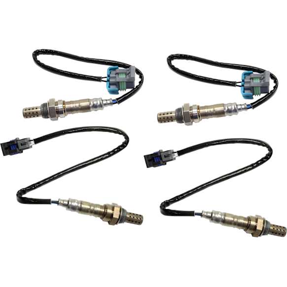2006 Chevrolet Silverado 1500 LS - Before and After Catalytic Converter Oxygen Sensor, Eng Des: L59, Eng VIN: B, Naturally Aspirated, GAS, Set of 4, 4-wire, 5.3L 8Cyl
