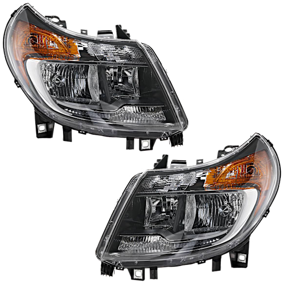2020 Ram ProMaster 3500 - Driver and Passenger Side Halogen Headlight, With bulb(s), OE Replacement, CAPA Certified
