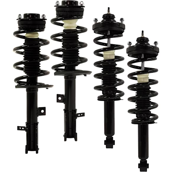 Front and Rear, Driver and Passenger Side Fully Loaded Strut, For Models Without Performance Suspension