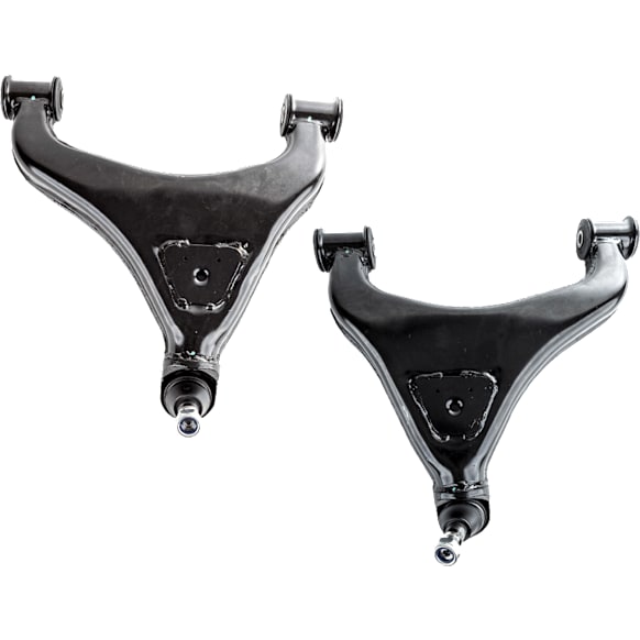 Front, Driver and Passenger Side, Lower Control Arms, With Ball Joints