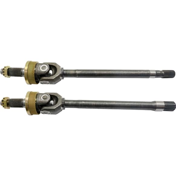 Front, Driver and Passenger Side Axle Shafts, Dana 44 Axle, 4-Wheel ABS, Four Wheel Drive
