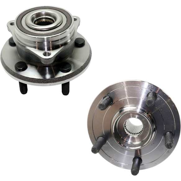 2014 Jeep Grand Cherokee Laredo - Front, Driver and Passenger Side Wheel Hub, 5 Lugs, With Bearing