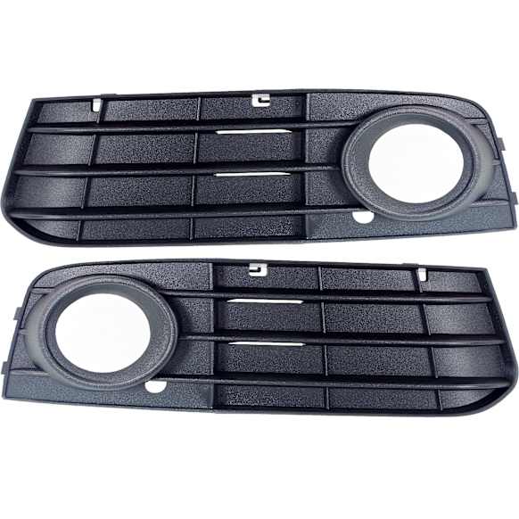 Front, Driver and Passenger Side Fog Light Trims, Primed, without S-Line Package
