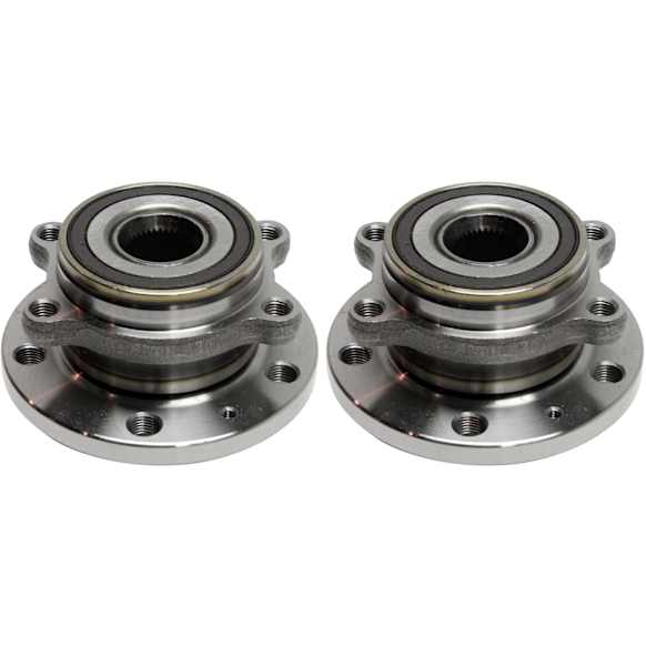 2012-2019 Volkswagen Beetle - Driver and Passenger Side Wheel Hubs, With Bearing